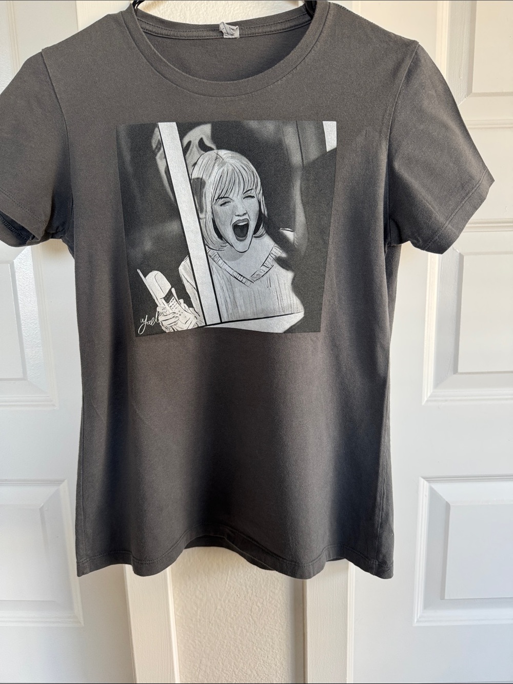 Graphic T-Shirt with Monochrome Print